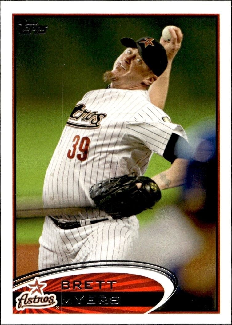2012 Topps Series 1 Brett Myers #169 trading card