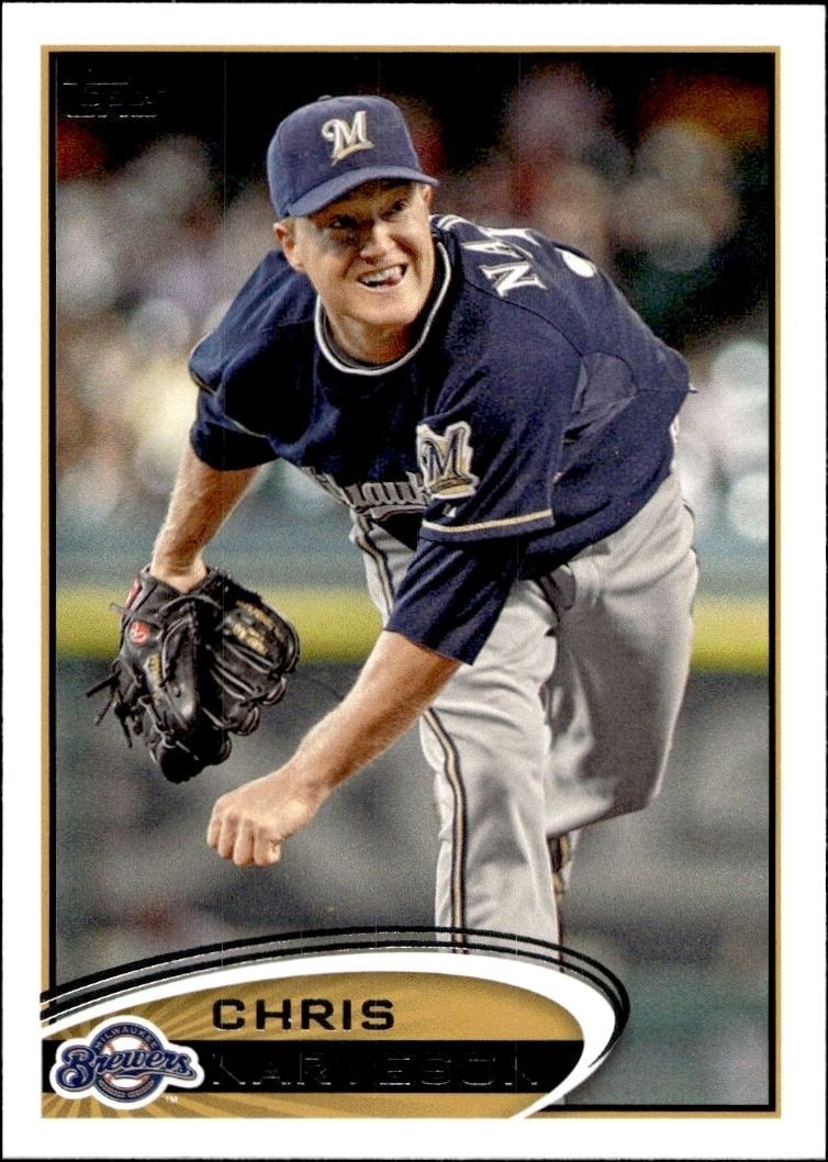 2012 Topps Series 2 Chris Narveson #633 trading card