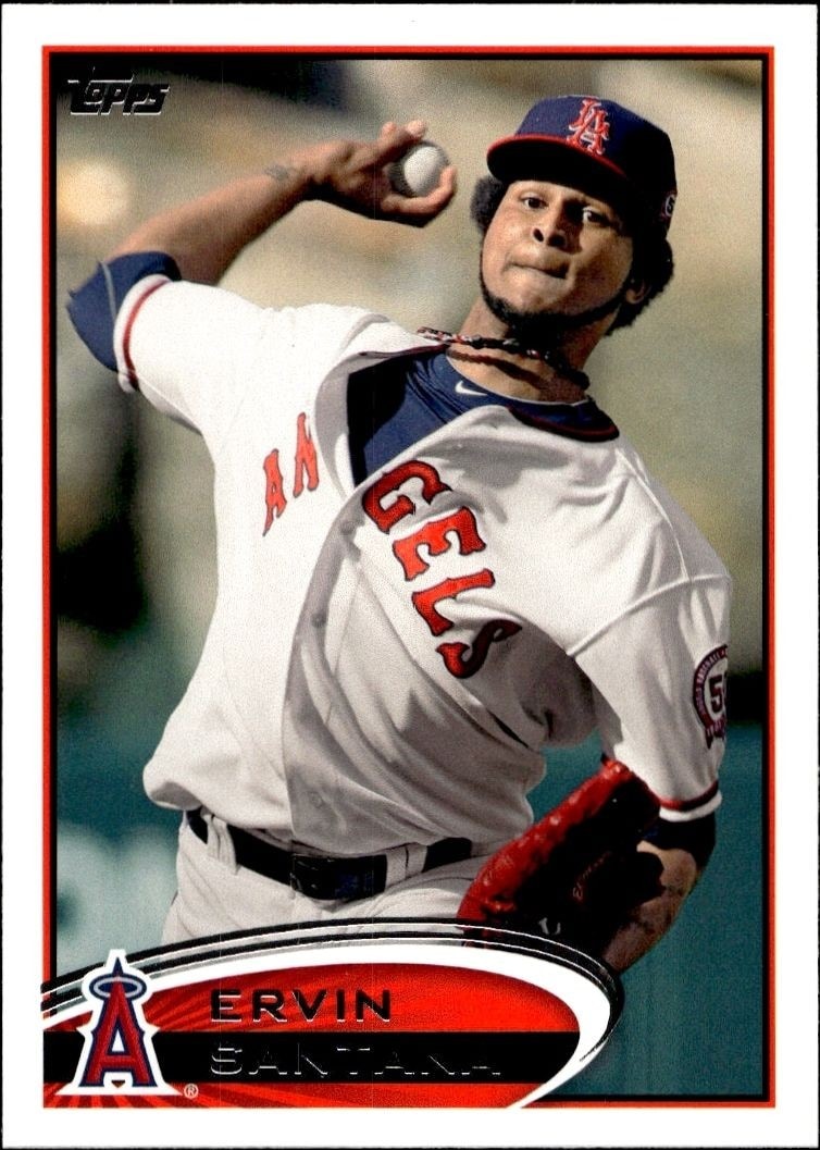 2012 Topps Series 2 Ervin Santana #511 trading card
