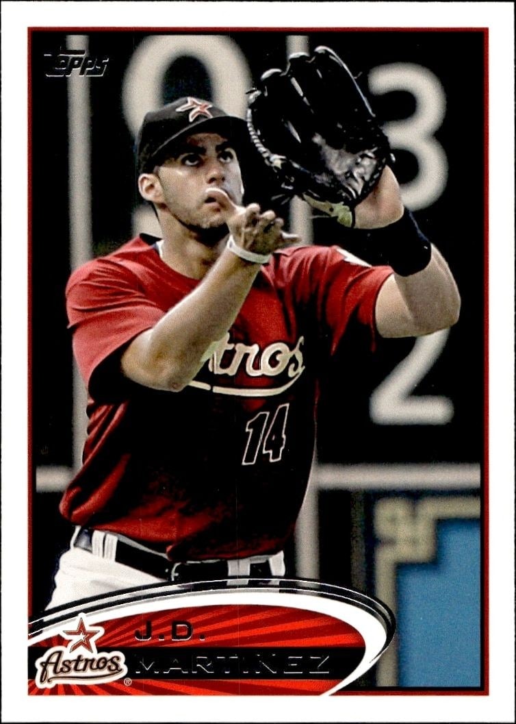 2012 Topps Series 2 J.D. Martinez #457 trading card