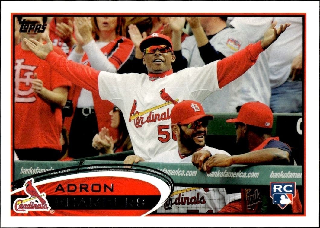2012 Topps Series 1 Adron Chambers #90 trading card