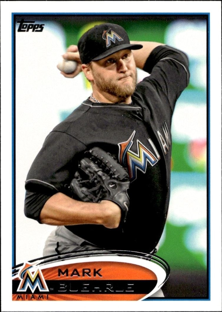 2012 Topps Series 2 Mark Buehrle #355 trading card