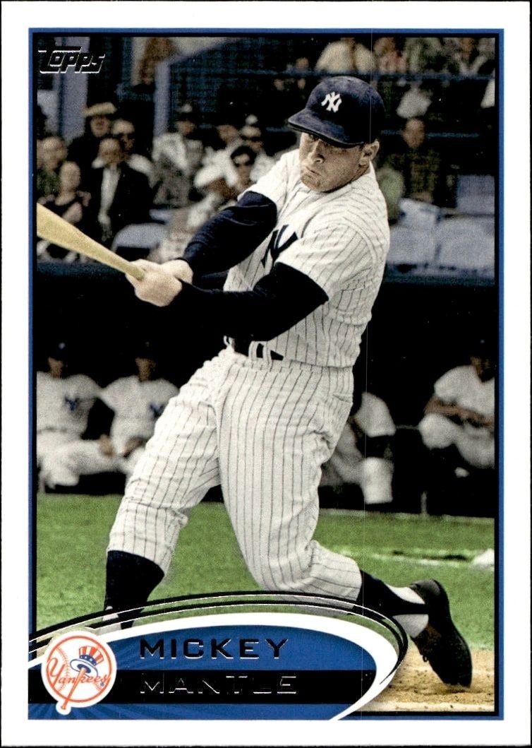 2012 Topps Series 1 Mickey Mantle #7 trading card
