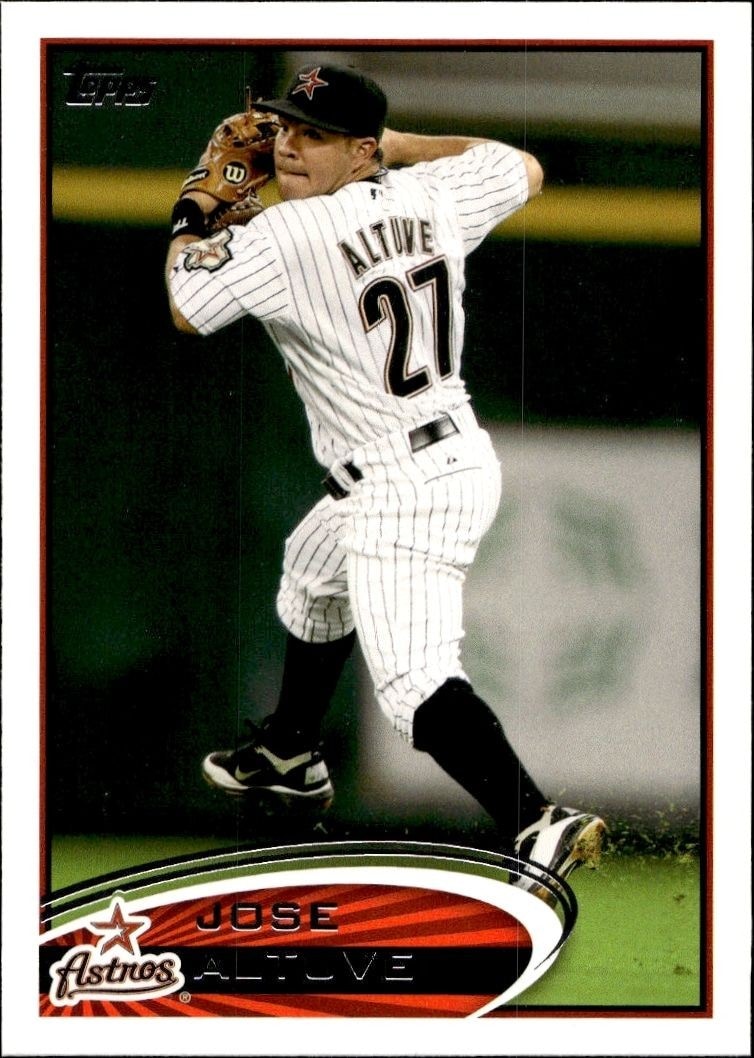 2012 Topps Series 1 Jose Altuve #187 trading card