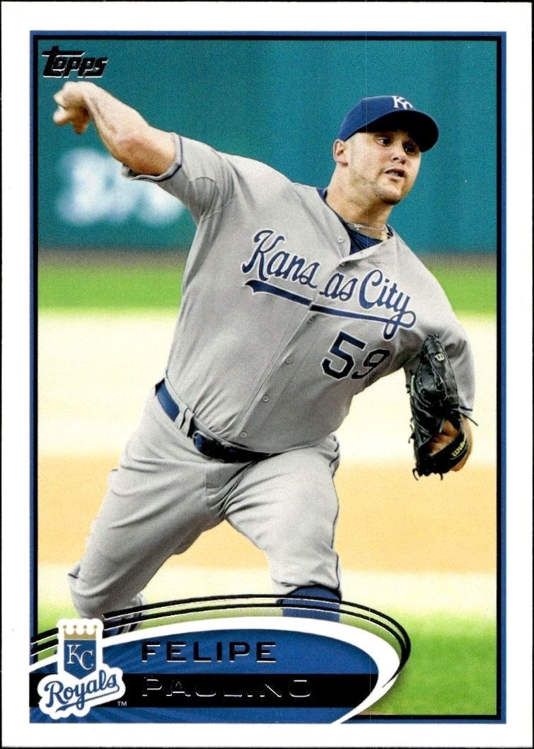 2012 Topps Series 1 Felipe Paulino #38 trading card