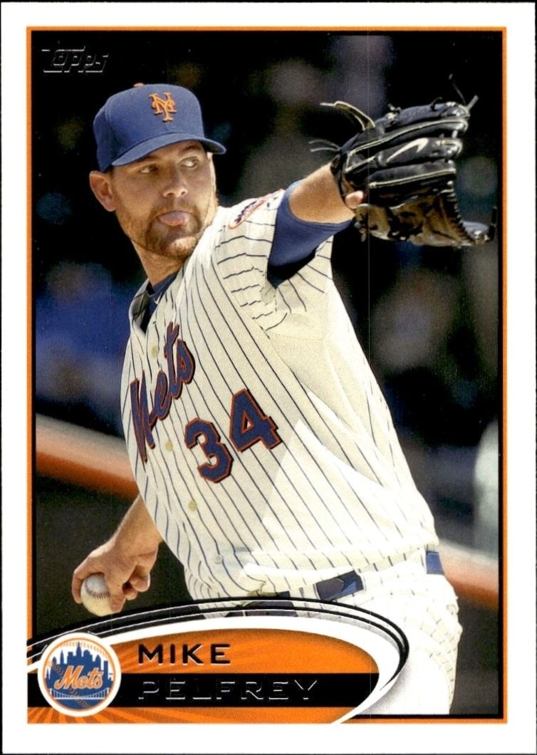 2012 Topps Series 1 Mike Pelfrey #214 trading card