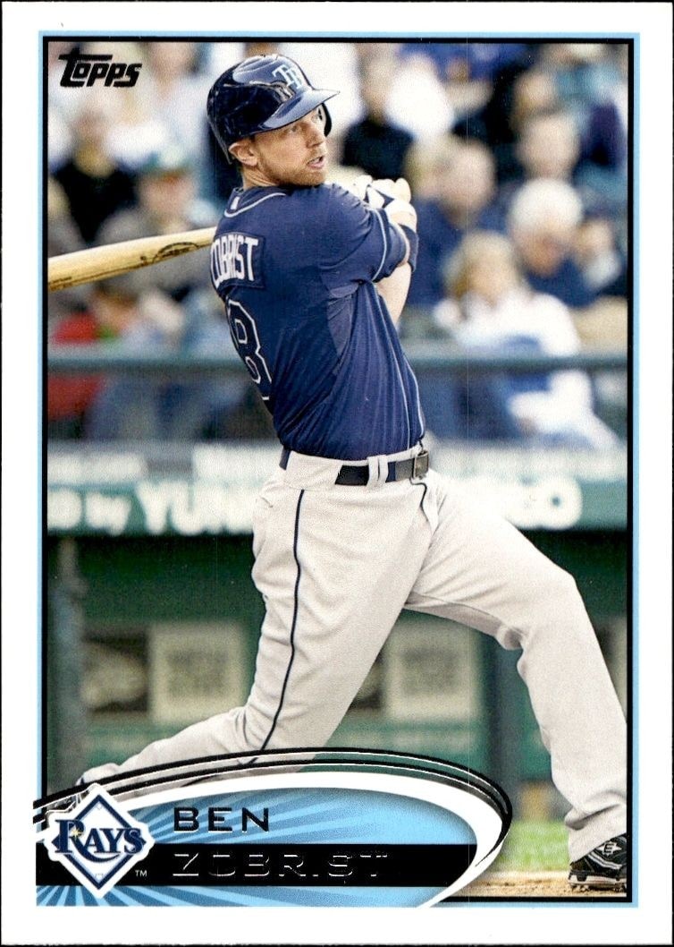2012 Topps Series 1 Ben Zobrist #195 trading card