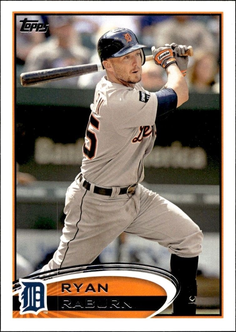 2012 Topps Series 1 Ryan Raburn #282 trading card