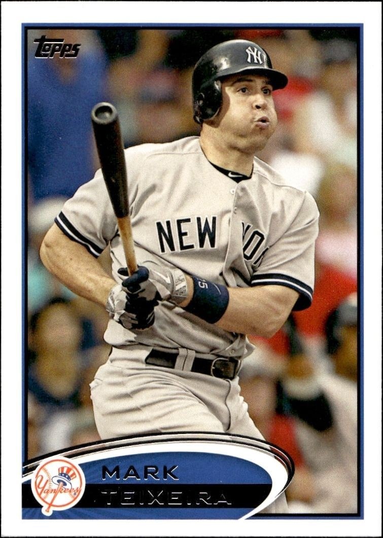 2012 Topps Series 1 Mark Teixeira #110 trading card