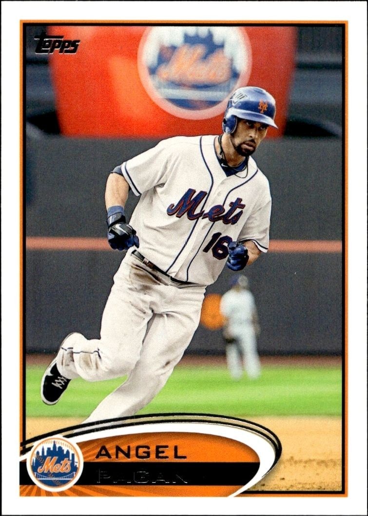 2012 Topps Series 1 Angel Pagan #191 trading card