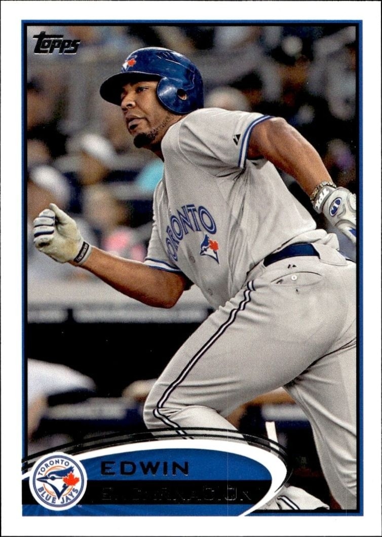 2012 Topps Series 2 Edwin Encarnacion #341 trading card