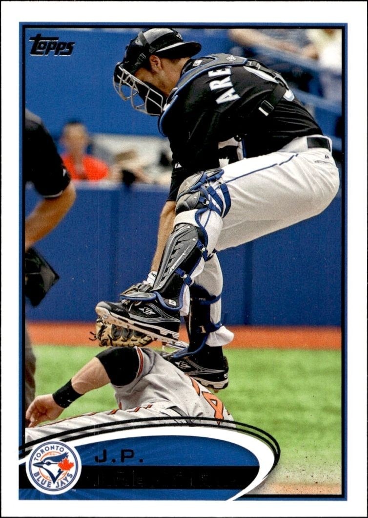 2012 Topps Series 1 J.P. Arencibia #207 trading card