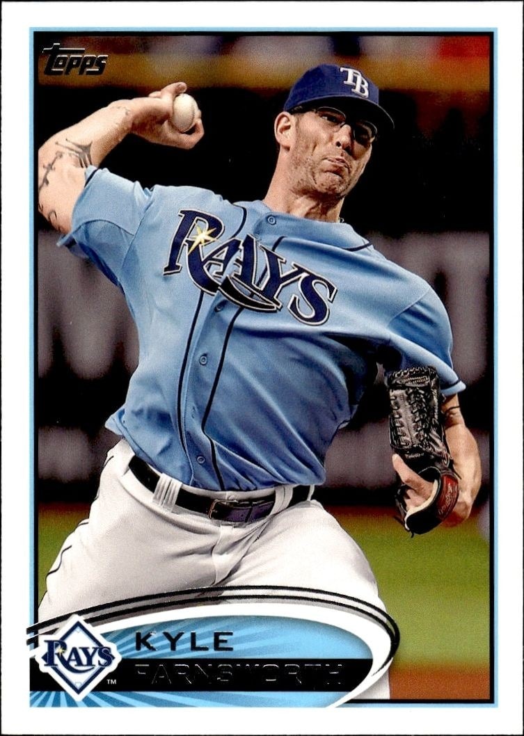 2012 Topps Series 2 Kyle Farnsworth #573 trading card