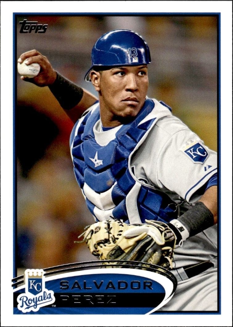 2012 Topps Series 2 Salvador Perez #343 trading card