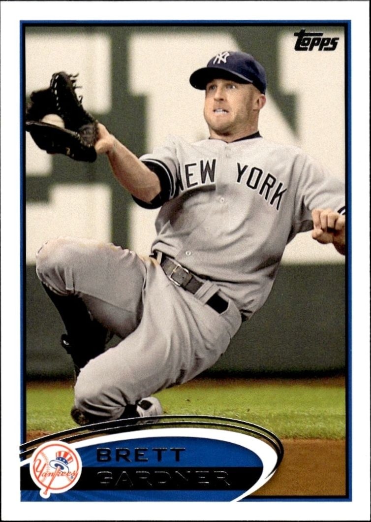 2012 Topps Series 2 Brett Gardner #635 trading card