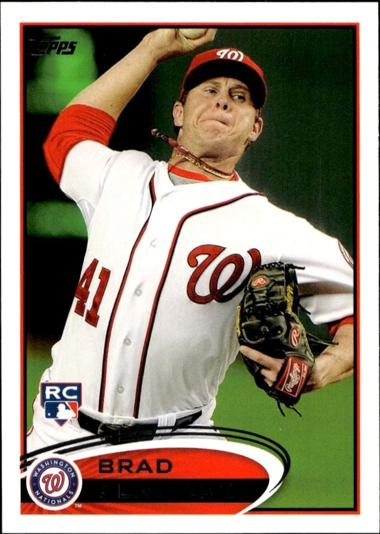 2012 Topps Series 1 Brad Peacock #275 trading card