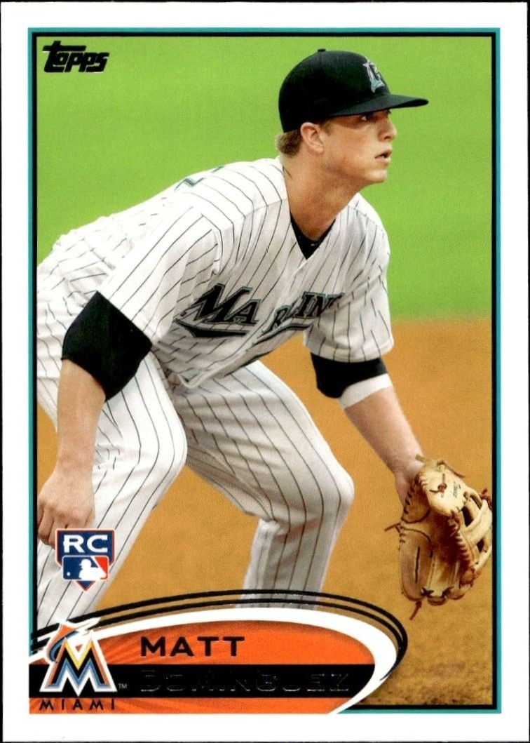 2012 Topps Series 1 Matt Dominguez #198 trading card