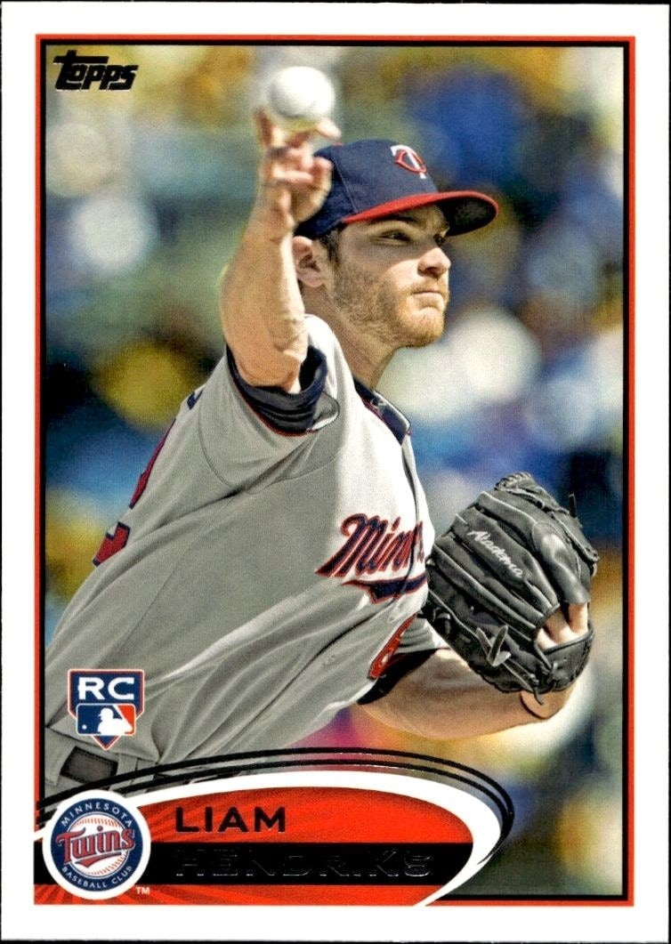 2012 Topps Series 1 Liam Hendriks #81 trading card