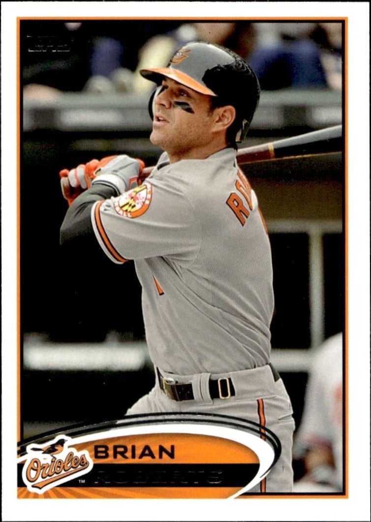 2012 Topps Series 2 Brian Roberts #514 trading card