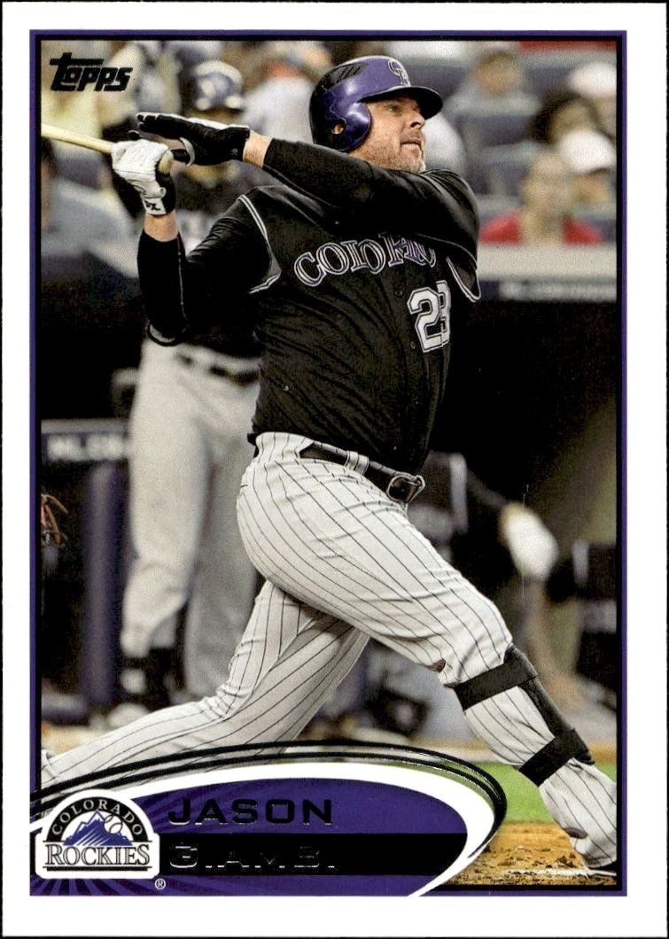2012 Topps Series 2 Jason Giambi #547 trading card