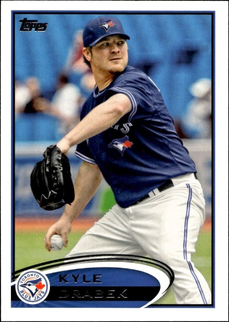 2012 Topps Series 2 Kyle Drabek #552 trading card