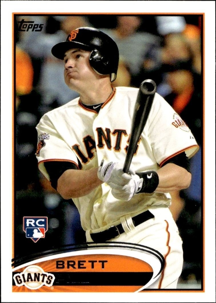 2012 Topps Series 1 Brett Pill #70 trading card