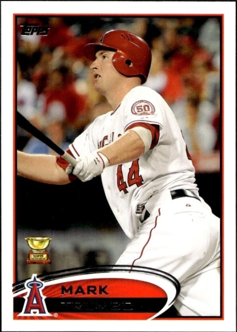2012 Topps Series 1 Mark Trumbo #106 trading card