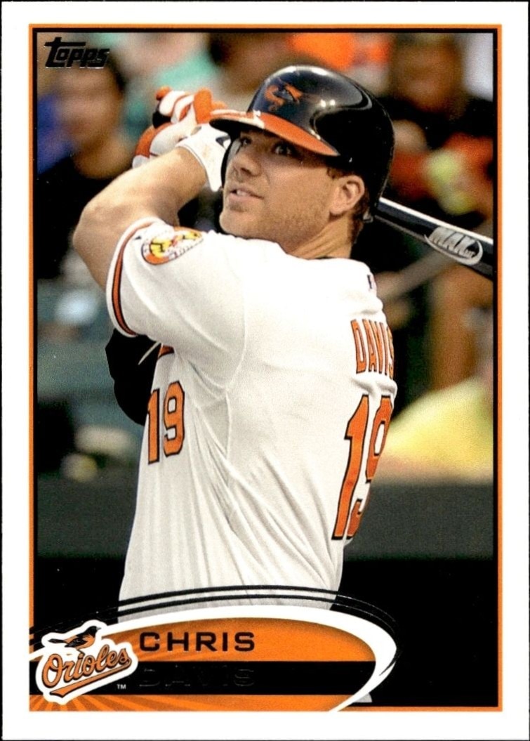2012 Topps Series 1 Chris Davis #151 trading card