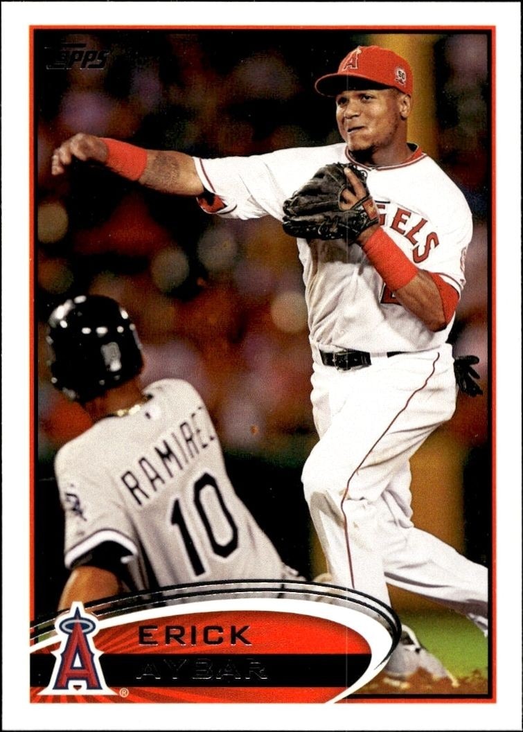 2012 Topps Series 1 Erick Aybar #78 trading card