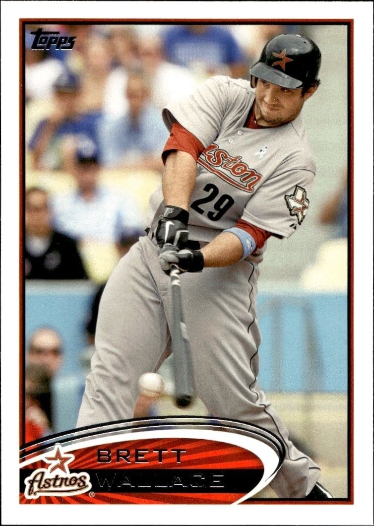 2012 Topps Series 1 Brett Wallace #43 trading card