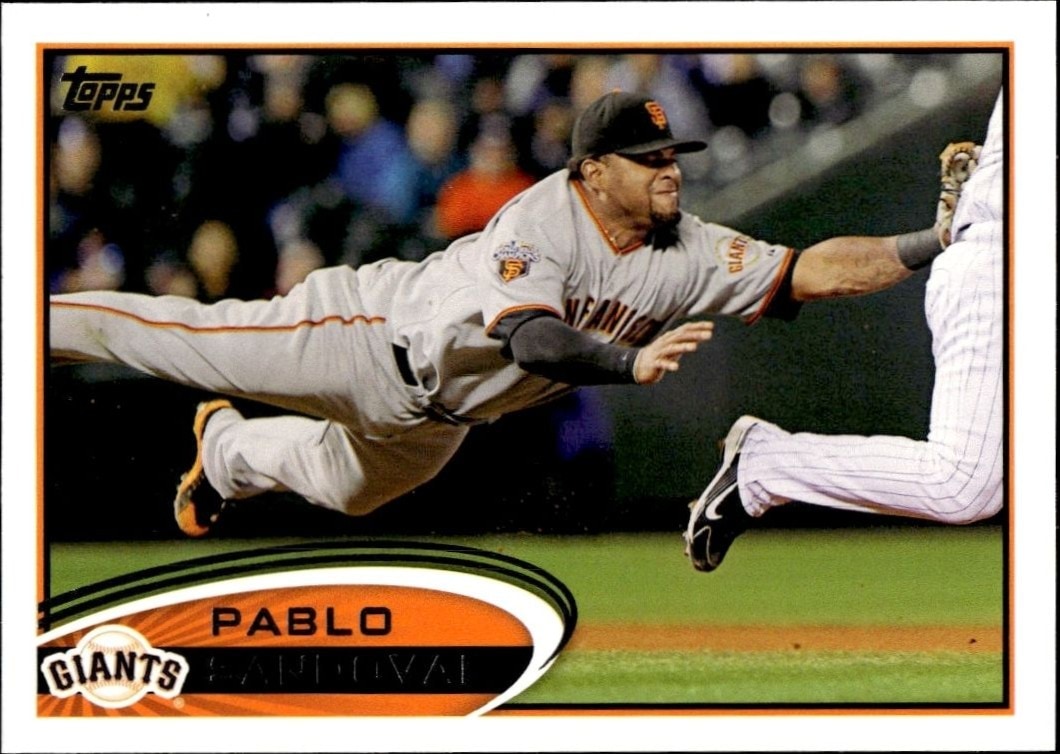 2012 Topps Series 1 Pablo Sandoval #185 trading card