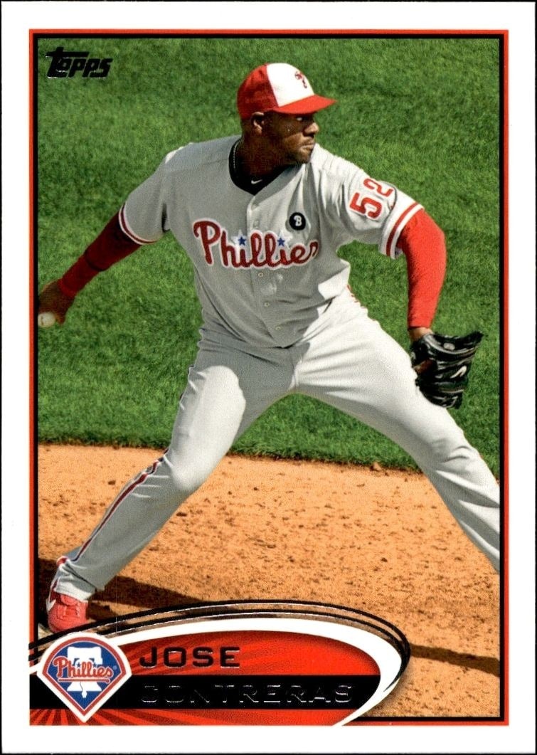 2012 Topps Series 2 Jose Contreras #634 trading card