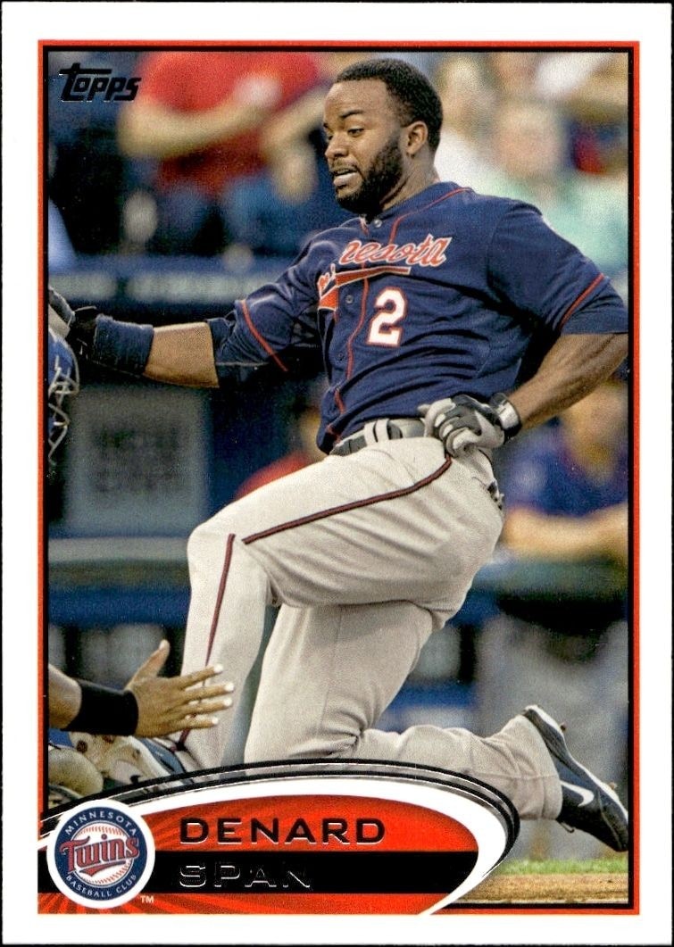 2012 Topps Series 1 Denard Span #179 trading card