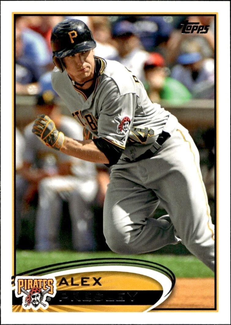 2012 Topps Series 2 Alex Presley #555 trading card