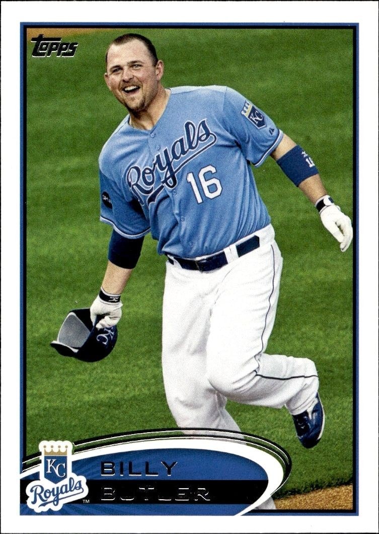 2012 Topps Series 1 Billy Butler #145 trading card