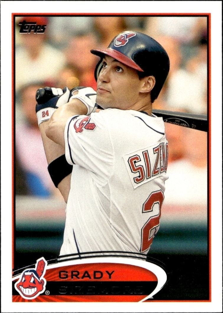 2012 Topps Series 1 Grady Sizemore #96 trading card
