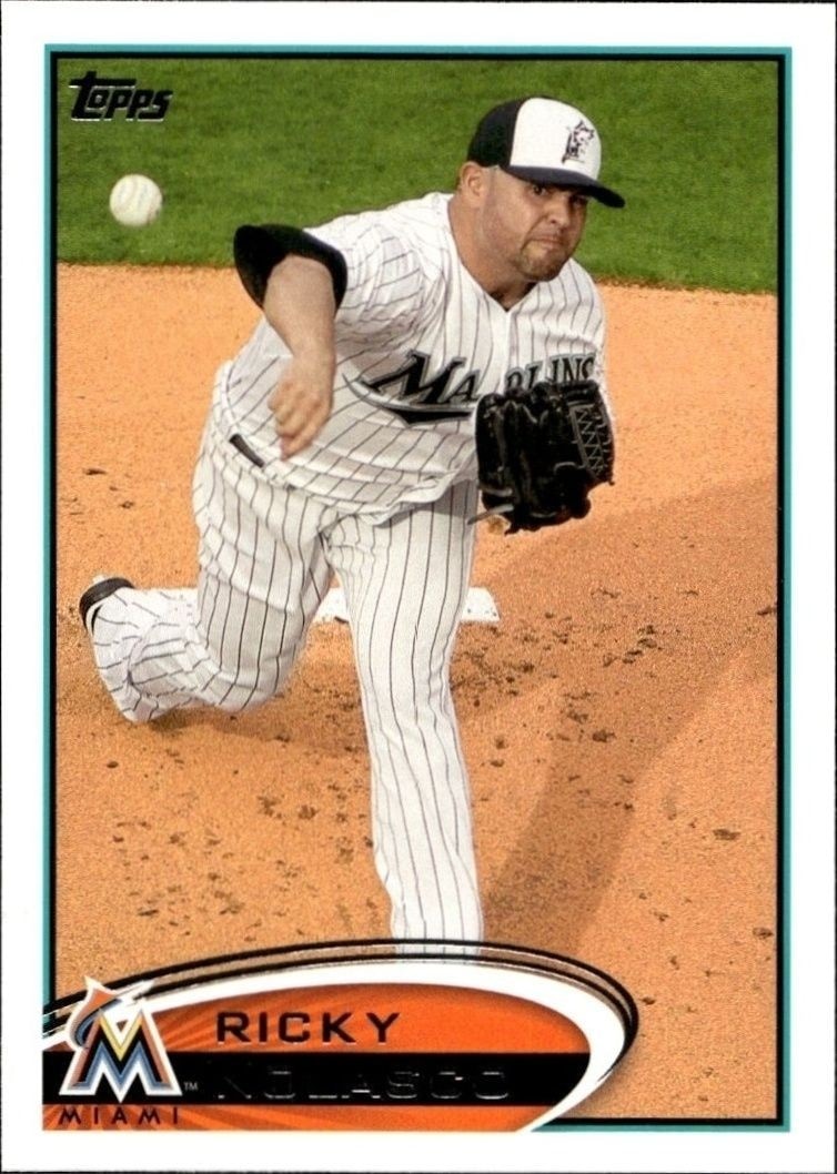 2012 Topps Series 1 Ricky Nolasco #322 trading card