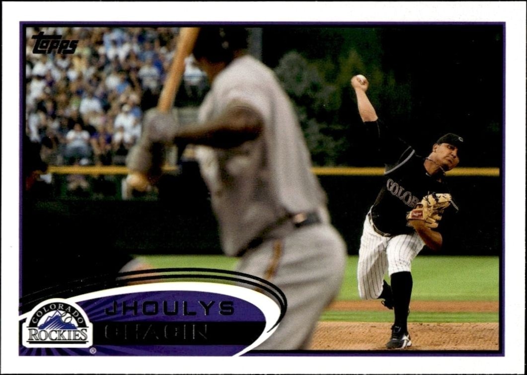 2012 Topps Series 1 Jhoulys Chacin #45 trading card
