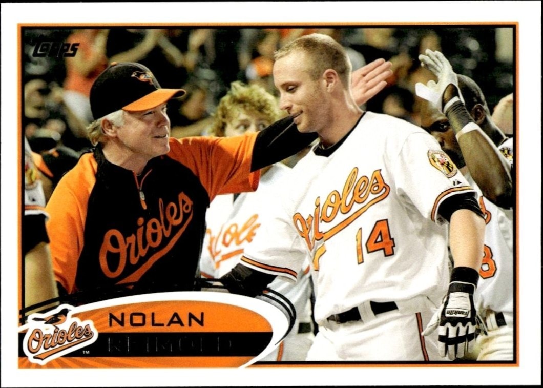 2012 Topps Series 1 Nolan Reimold #176 trading card