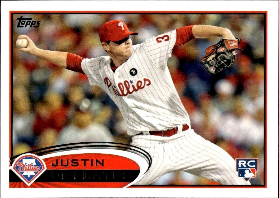 2012 Topps Series 1 Justin De Fratus #243 trading card