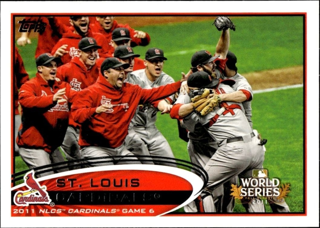 2012 Topps Series 1 St. Louis Cardinals #233 trading card