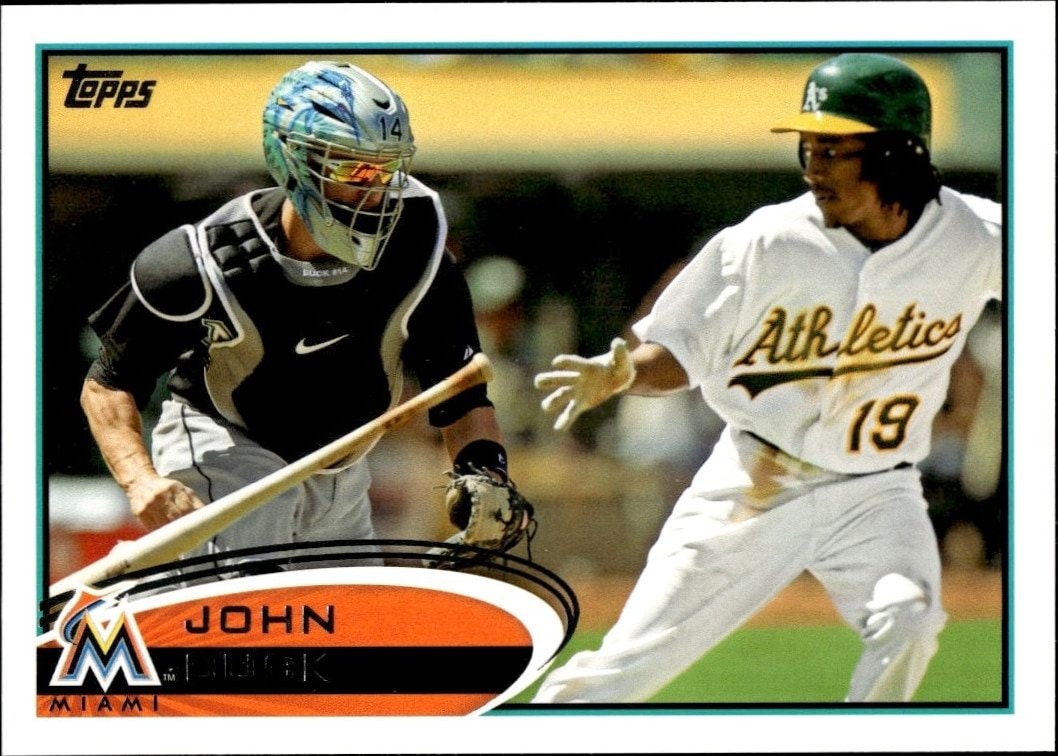 2012 Topps Series 1 John Buck #27 trading card