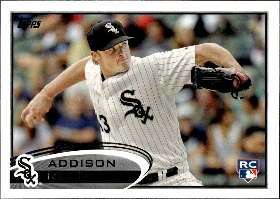 2012 Topps Series 1 Addison Reed #183 trading card