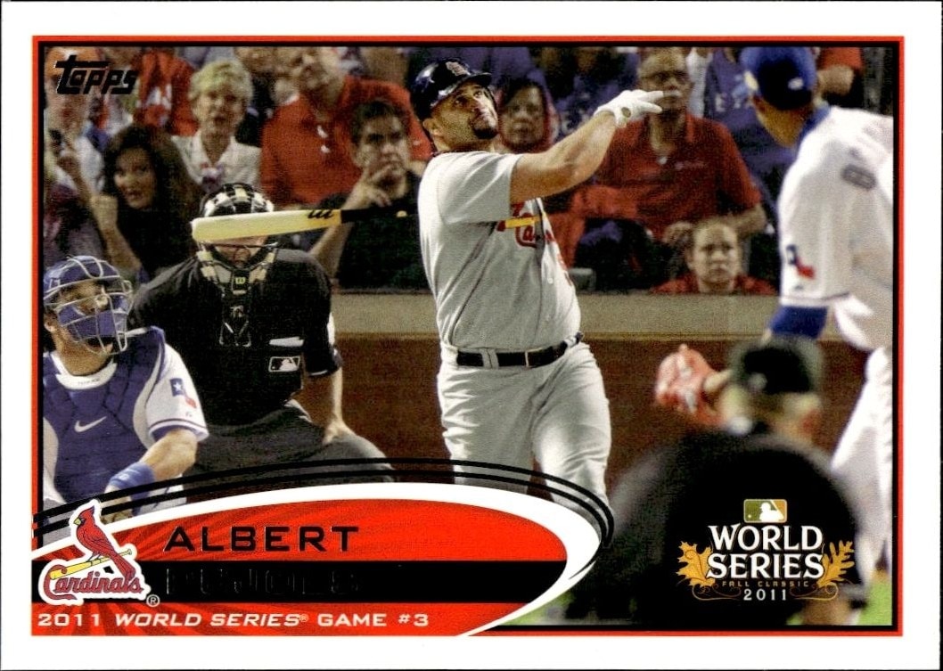 2012 Topps Series 1 Albert Pujols #108 trading card