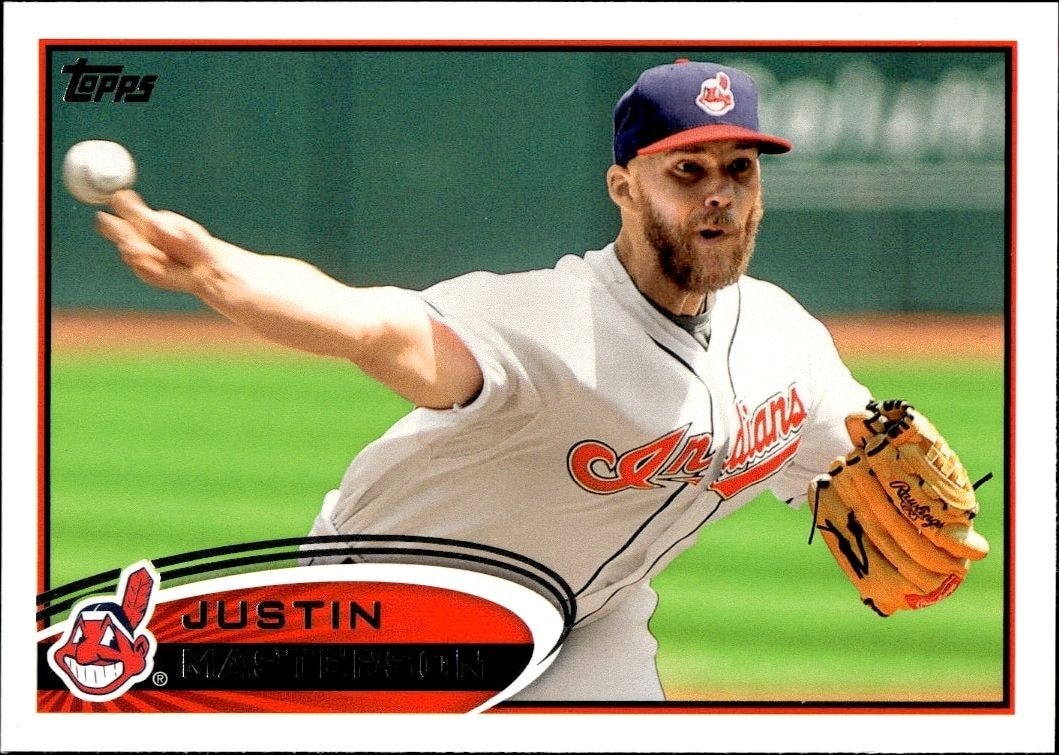 2012 Topps Series 1 Justin Masterson #205 trading card