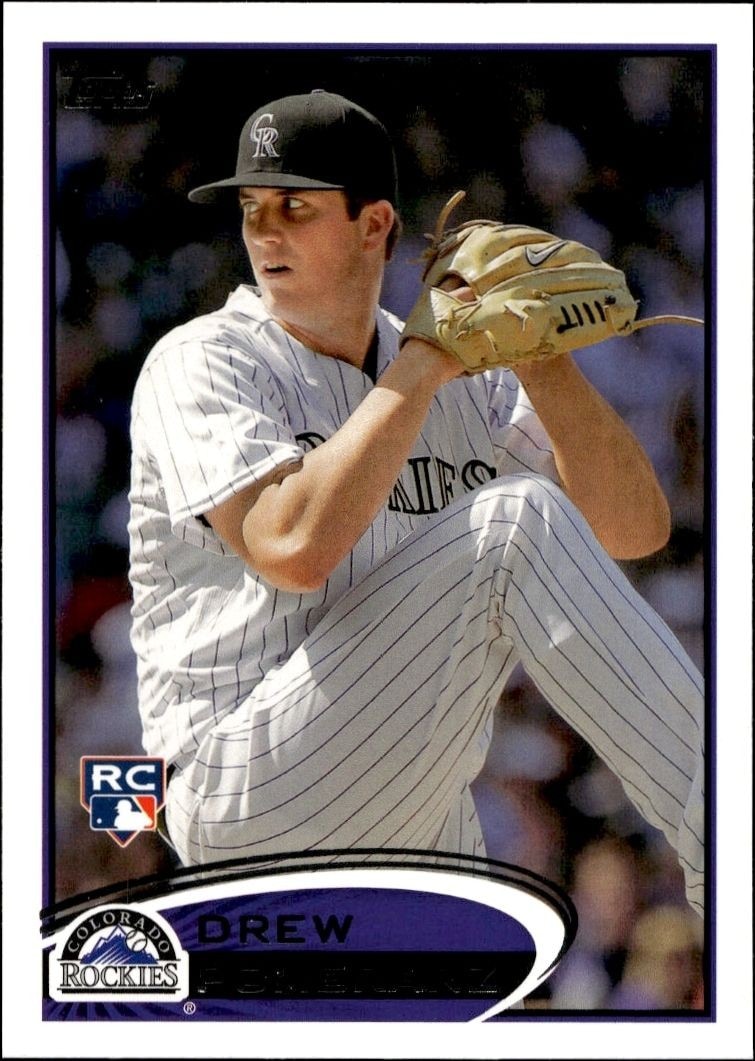 2012 Topps Series 1 Drew Pomeranz #42 trading card