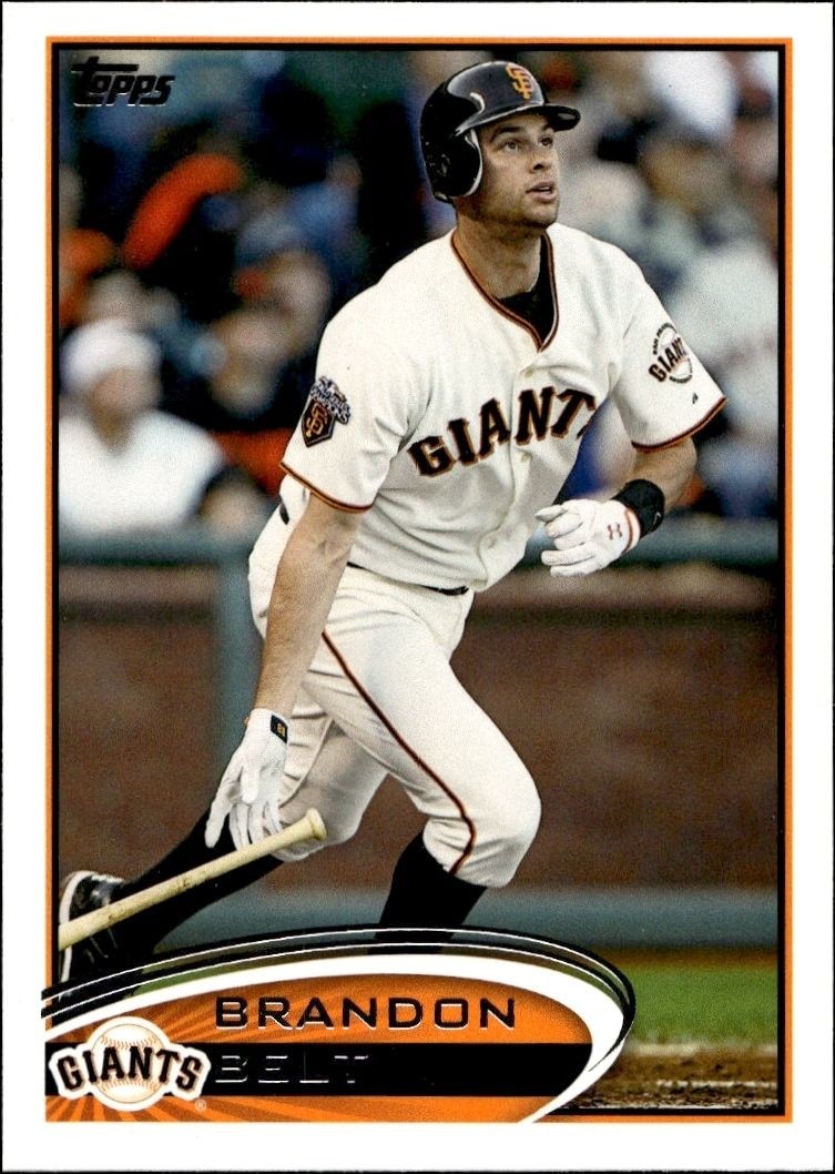 2012 Topps Series 1 Brandon Belt #141 trading card