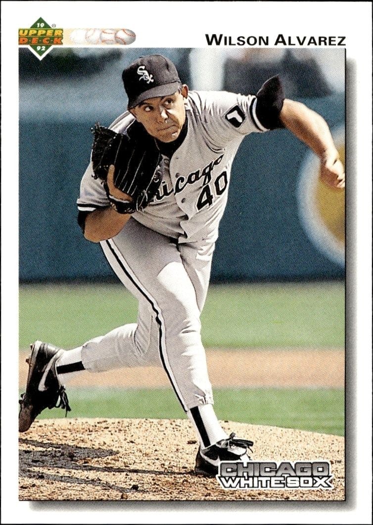 1992 Upper-Deck Low Number Wilson Alvarez #573 trading card