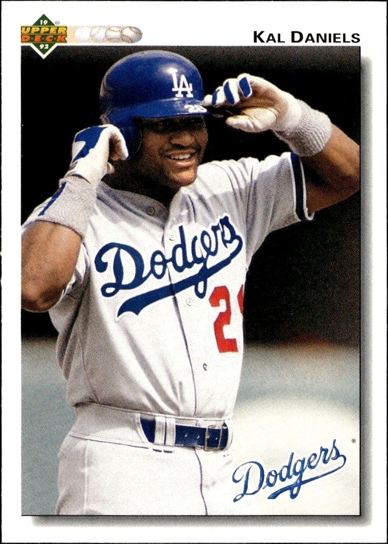 1992 Upper-Deck Low Number Kal Daniels #284 trading card