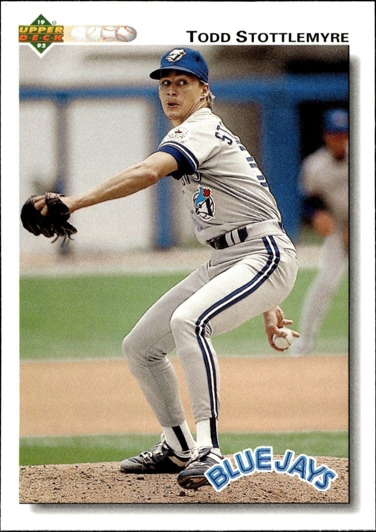 1992 Upper-Deck Low Number Todd Stottlemyre #371 trading card